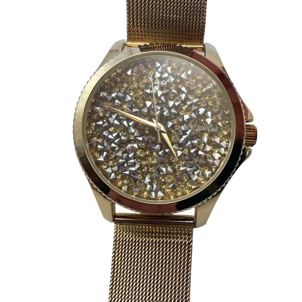 Rocawear Women's Gold/ Silver Tones Watch 39mm - Fresh Battery - Adjustable - WR